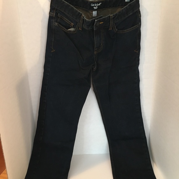 Cat & Jack Boys’ Dark Wash Jeans 14 Straight - Picture 5 of 9